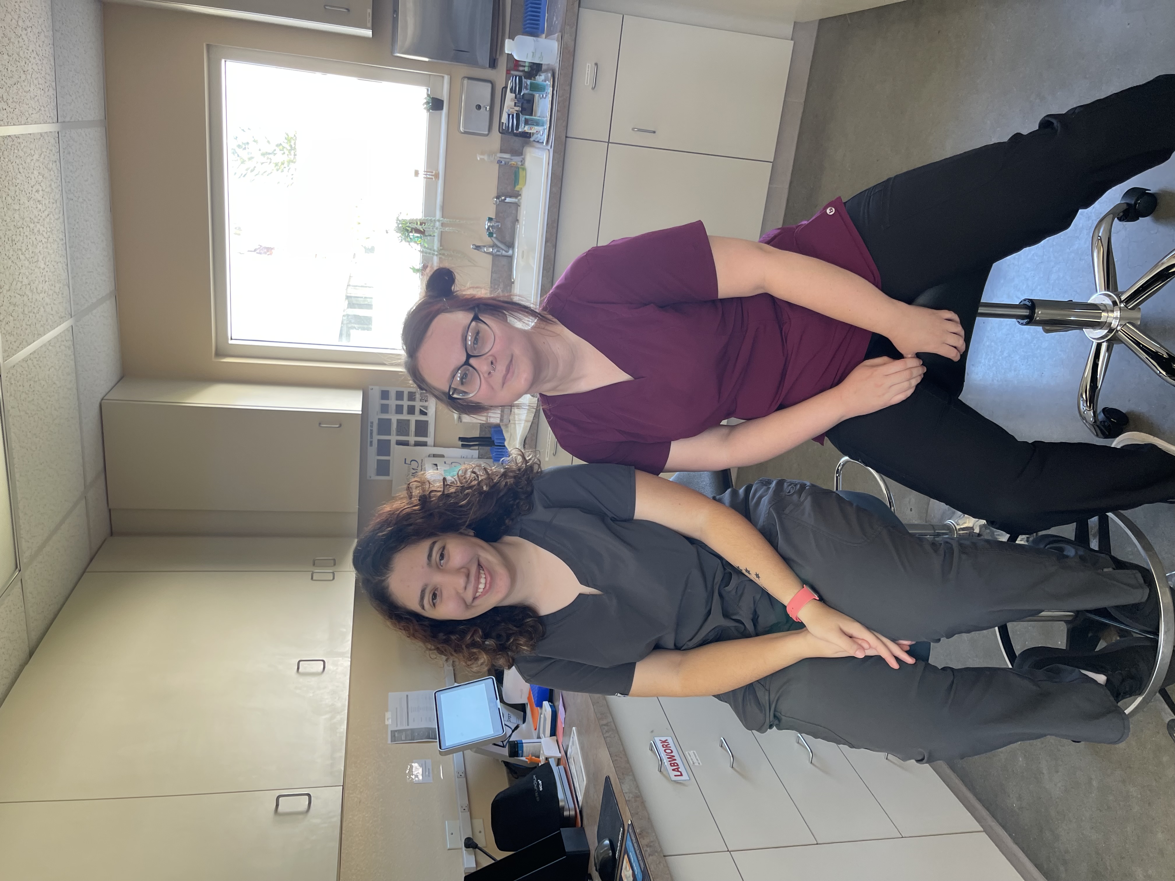2 Staff Members in Treatment Area
